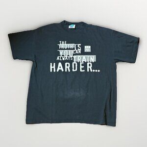 90s Vintage In Sport No Train No Gain Single Stitch T Shirt USA XL